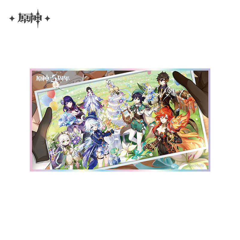 原神 miHoYo 周年記念シリーズ アクリル色紙 五周年（予約販売）2025年