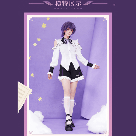 原神　miHoYo　ドゥリンテーマイメージシリーズ　長袖　オフショルダーブラウス（予約販売）2026年9月末中国発売