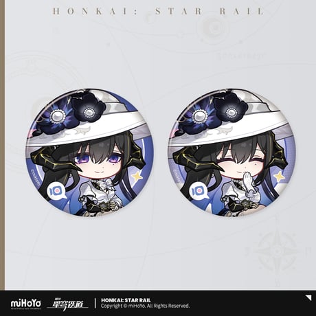 崩壊：スターレイル　miHoYo　フク郎のゲストルームシリーズ　2個入り缶バッジセット　Ver.7（予約販売）