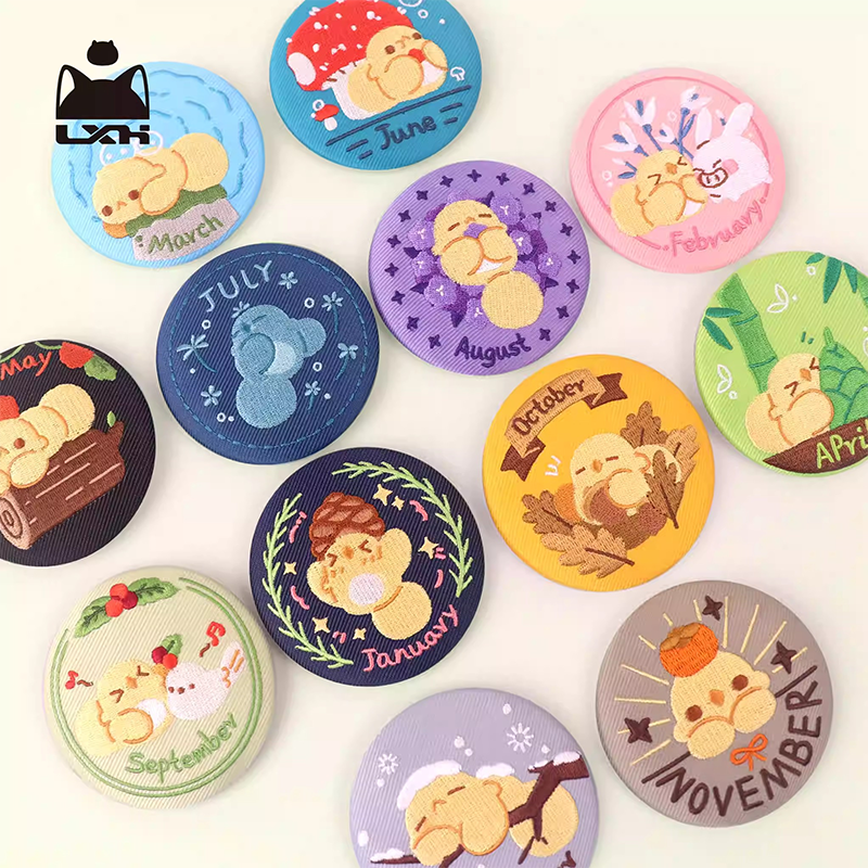 羅小黒戦記 比丢ビジュー 刺繍缶バッジ（予約販売） | 面白映画