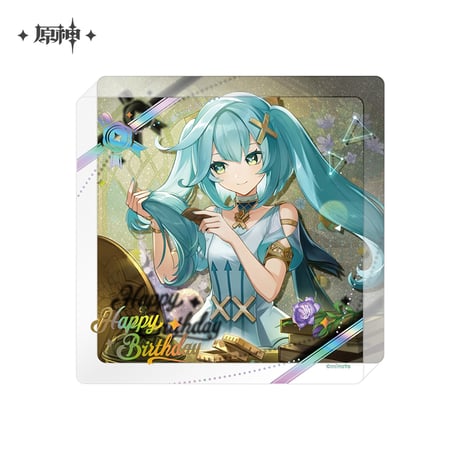 原神　miHoYo　命定之日シリーズ　キャラクター厚手アクリルコースター　2025　Ver.3（予約販売）2026年4月末中国発売