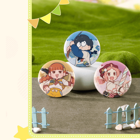 羅小黒戦記　TANMI SPACEコラボ　喵屿楽園シリーズ　缶バッジ　※ブラインド商品（予約販売）