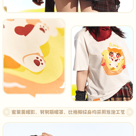 崩壊：スターレイル　miHoYo　ガオガオシリーズ　半袖Tシャツ（予約販売）2026年8月中国発売
