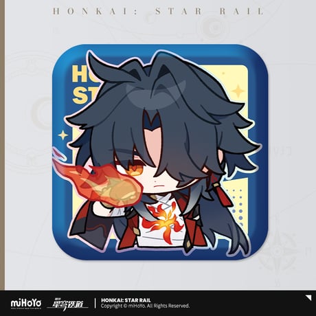 崩壊：スターレイル　miHoYo　パムの展示館シリーズ　スクエアバッジ　Ver.5（予約販売）