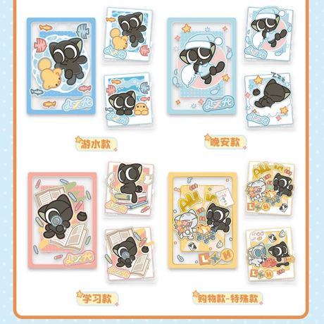 羅小黒戦記　GOODSFUNコラボ　マグネット付きクリップ&クリアカードセット　※ブラインド商品（予約販売）