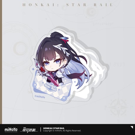 崩壊：スターレイル　miHoYo　ナナシビトの勲章シリーズ　アクリルクリップ　Ver.4（予約販売）