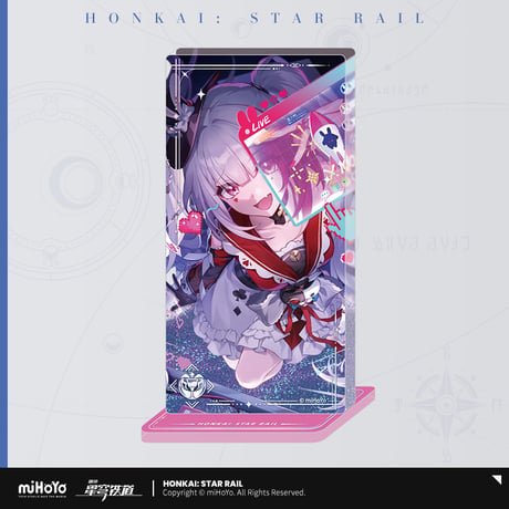 崩壊：スターレイル　miHoYo　光円錐シリーズ　グリッターアクリルスタンド　Ver.2&3&4（予約販売）