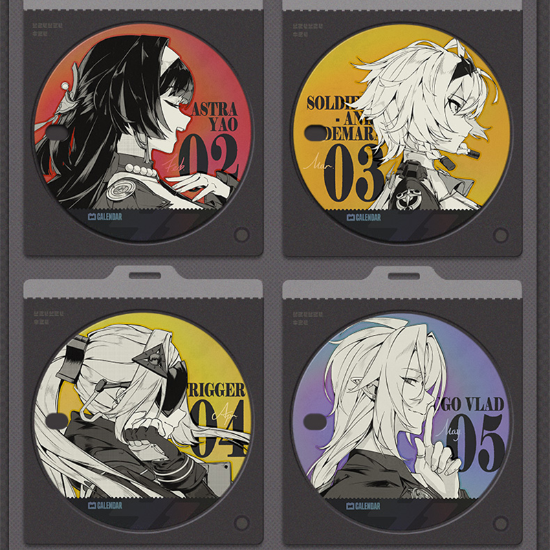 ゼンレスゾーンゼロ　ゼンゼロ　ホヨランド　アクリルカレンダー ゼンレスゾーンゼロ ゼンゼロ ホヨランド アクリルカレンダー