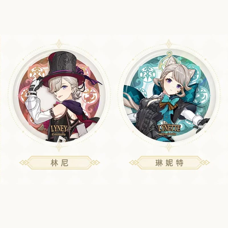 原神 miHoYo フォンテーヌ廷テーマシリーズ キャラバッジ（予約
