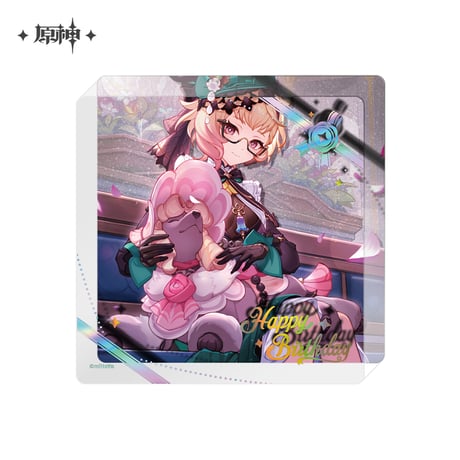 原神　miHoYo　命定之日シリーズ　キャラクター厚手アクリルコースター　2025　Ver.4（予約販売）2026年7月初中国発売