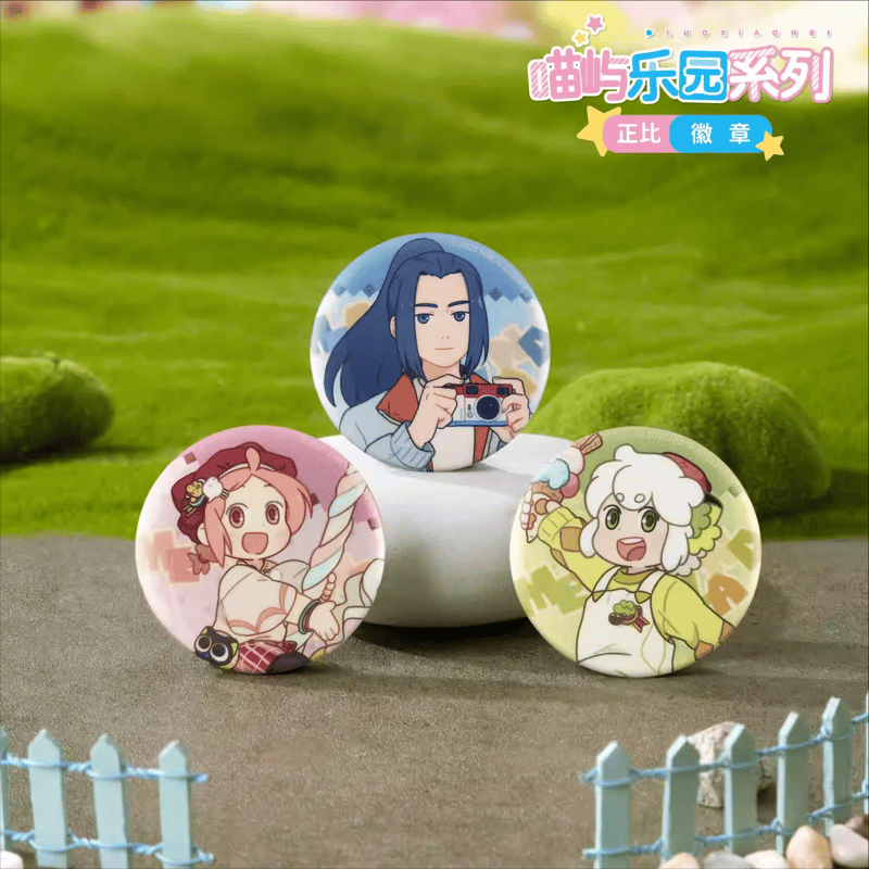 羅小黒戦記 TANMI SPACEコラボ 喵屿楽園シリーズ 缶バッジ ※ブラインド