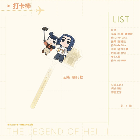 羅小黒戦記2　Rainforest cultureコラボ　TRAVELシリーズ　フォトプロップス（予約販売）