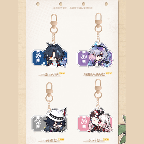 崩壊：スターレイル　miHoYo　パムの展示館シリーズ　アクリルチャーム　Ver.5（予約販売）