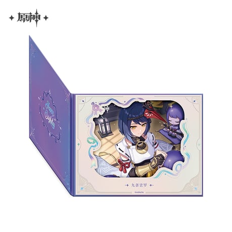原神　miHoYo　命定之日シリーズ　フリップアップウィンドウ付き色紙　2025　Ver.3（予約販売）2026年4月末中国発売