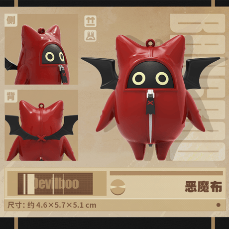ゼンレスゾーンゼロ　miHoYo　ALL FOR PLAYコラボ　Bangboo Standeeシリーズ　かっこいいボンプフィギュア　第二弾　※ブラインド商品（予約販売）2026年2月末中国発売
