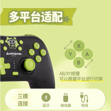 羅小黒戦記　GEEKSHAREコラボ　光桜シリーズ　ゲームコントローラー（予約販売）