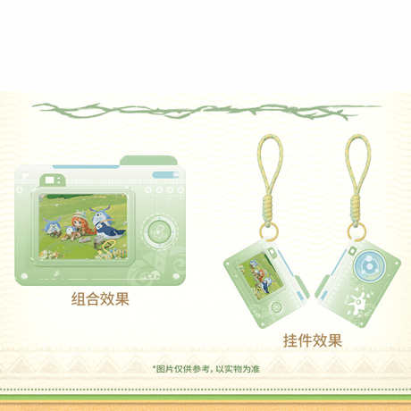 鳴潮　「春野観鳥」テーマ　チェキ風アクリルチャーム　シグリカVer.（予約販売）2026年7月末中国発売