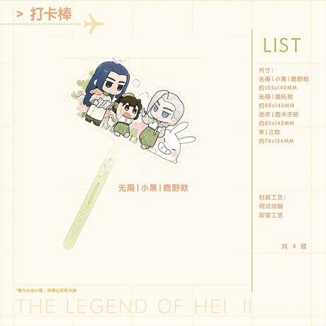 羅小黒戦記2　Rainforest cultureコラボ　TRAVELシリーズ　フォトプロップス（予約販売）
