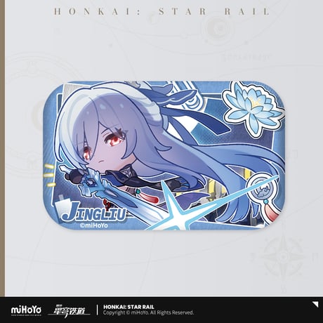 崩壊：スターレイル　miHoYo　パムのフォトアルバムシリーズ　スクエア缶バッジ　Ver.2（予約販売）