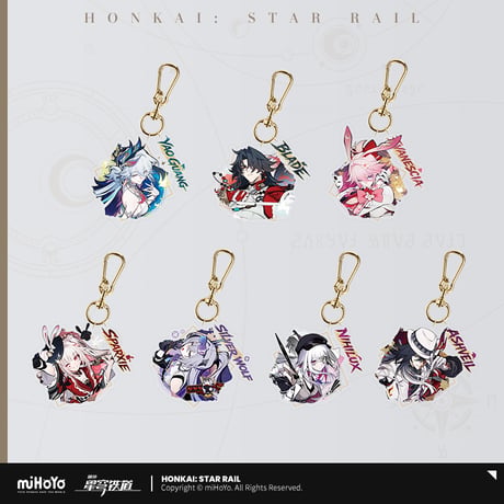 崩壊：スターレイル　miHoYo　アハ全宇宙シリーズ　アクリルチャーム（予約販売）