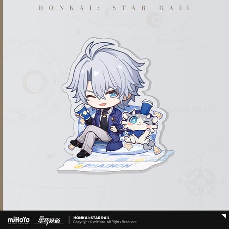 崩壊：スターレイル　miHoYo　列車环遊記シリーズ　ちびキャラアクリルスタンド（予約販売）