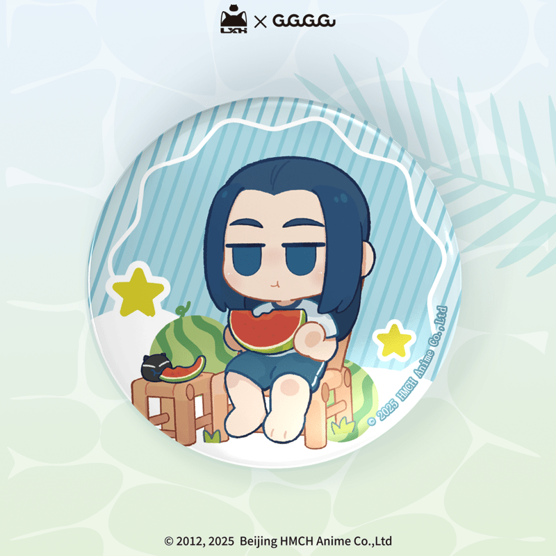 羅小黒戦記 GuGuGuGuコラボ 納涼サマーシリーズ 缶バッジ ※ブラインド