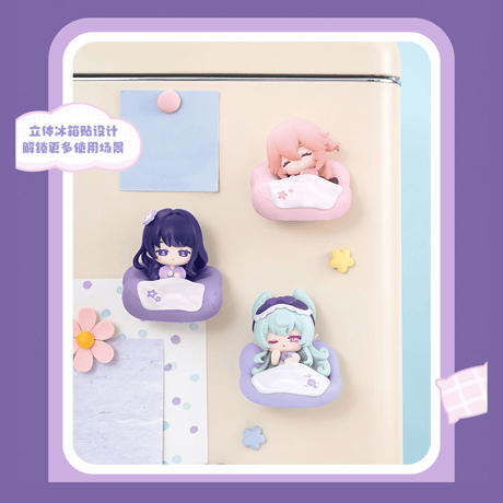 原神　miHoYo　玩点無限コラボ　雲枕夢徊シリーズ　ちびキャラマグネット　※ブラインド商品（予約販売）2026年8月下旬中国発売