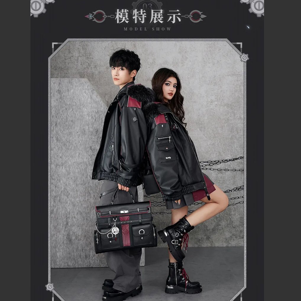 原神 miHoYo リオセスリテーマイメージシリーズ 綿入りPUフード付き  