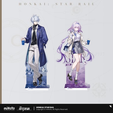 崩壊：スターレイル　miHoYo　列車环遊記シリーズ　アクリルスタンド　Ver.2（予約販売）