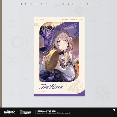 崩壊：スターレイル　miHoYo　星海を祝うシリーズ　フィルム風カード（予約販売）
