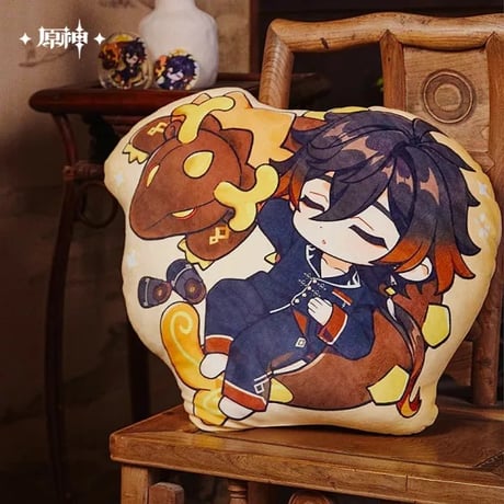 原神　miHoYo　鍾離テーマイメージシリーズ　Q版抱き枕（予約販売）