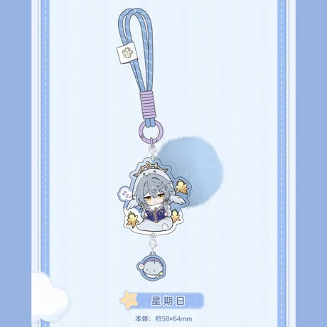 崩壊：スターレイル　miHoYo　男子寮シリーズ　Q版アクリルチャーム　Ver.1&2（予約販売）