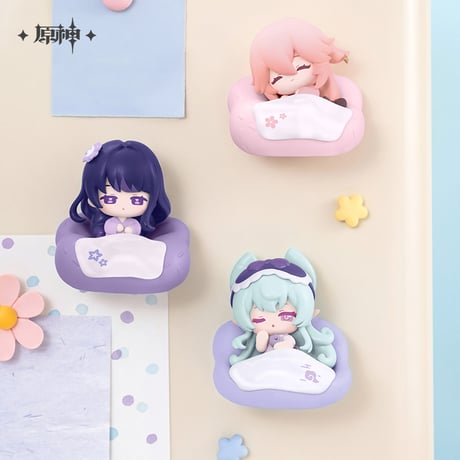 原神　miHoYo　玩点無限コラボ　雲枕夢徊シリーズ　ちびキャラマグネット　※ブラインド商品（予約販売）2026年8月下旬中国発売
