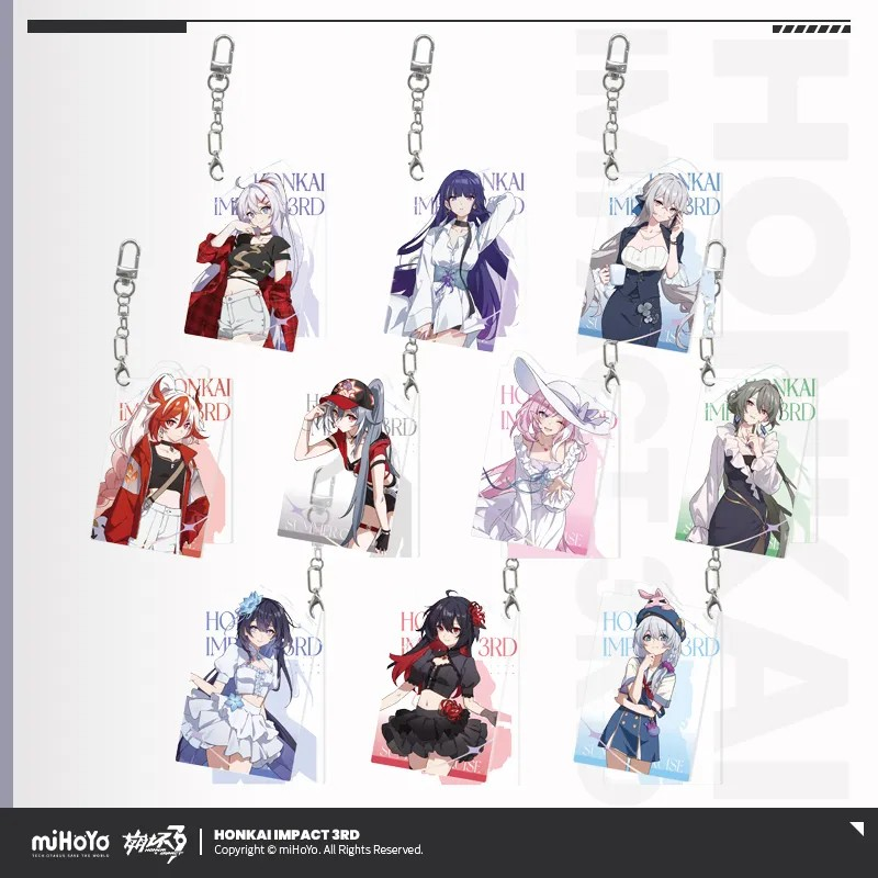 崩壊3rd miHoYo のんびりとした夏の日々シリーズ アクリルペンダント