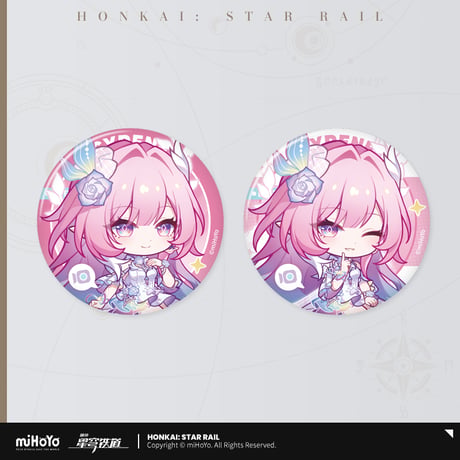 崩壊：スターレイル　miHoYo　フク郎のゲストルームシリーズ　2個入り缶バッジセット　Ver.6（予約販売）