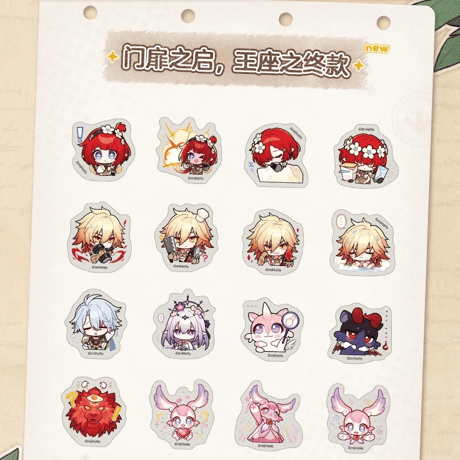 崩壊：スターレイル　miHoYo　パムの展示館シリーズ　Q版シールパック　Ver.2（予約販売）