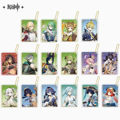 原神　miHoYo　キャラ立ち絵シリーズ　厚アクリルキーホルダー（予約販売）