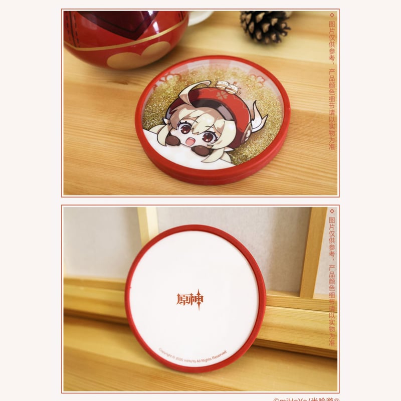 原神 miHoYo 原神テーマシリーズ アクリル流沙コースター-クレー 原神 miHoYo 原神テーマシリーズ アクリル流沙コースター-クレー