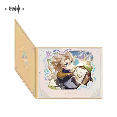 原神　miHoYo　命定之日シリーズ　フリップアップウィンドウ付き色紙　2025　Ver.4（予約販売）2026年7月初中国発売