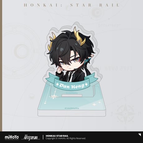 崩壊：スターレイル　miHoYo　ナナシビトの勲章シリーズ　アクリルスタンプ置物　Ver.4（予約販売）