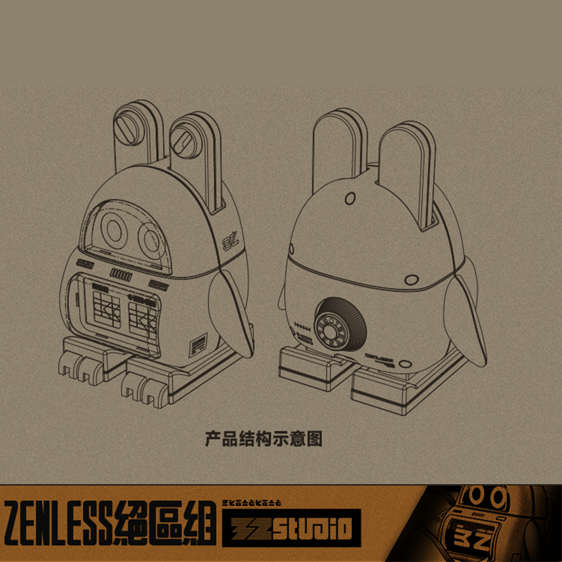 ゼンレスゾーンゼロ miHoYo ンナ桌搭シリーズ 「ンナ時計」ボンプ