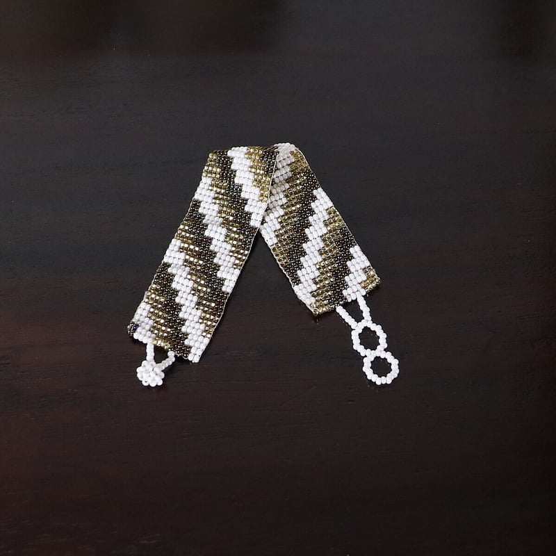 メキシコ ウイチョル族 ビーズブレスレット ユニセックス 現地買付