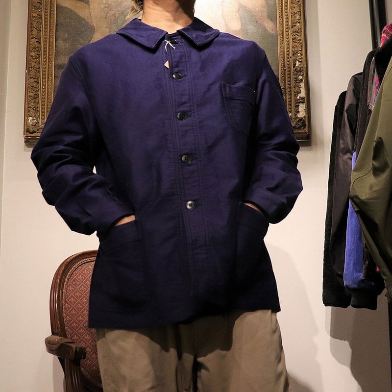 1950's FRENCH WORK MOLESKIN JKT ヴィンテージ モールスキンジャ...