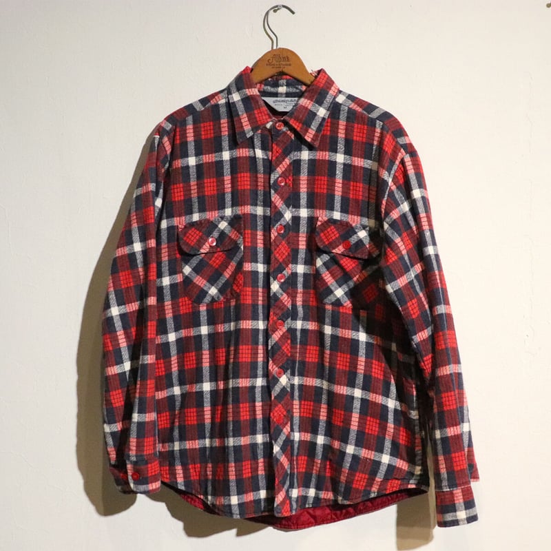 インナーキルティング チェックシャツ 古着 USE46 | ANDY CLOTHING インナーキルティング チェックシャツ 古着 USE46 | ANDY CLOTHING