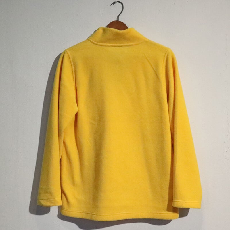 RALPH LAUREN ハーフジップフリースジャケット 黄色 古着 USE17 | AND