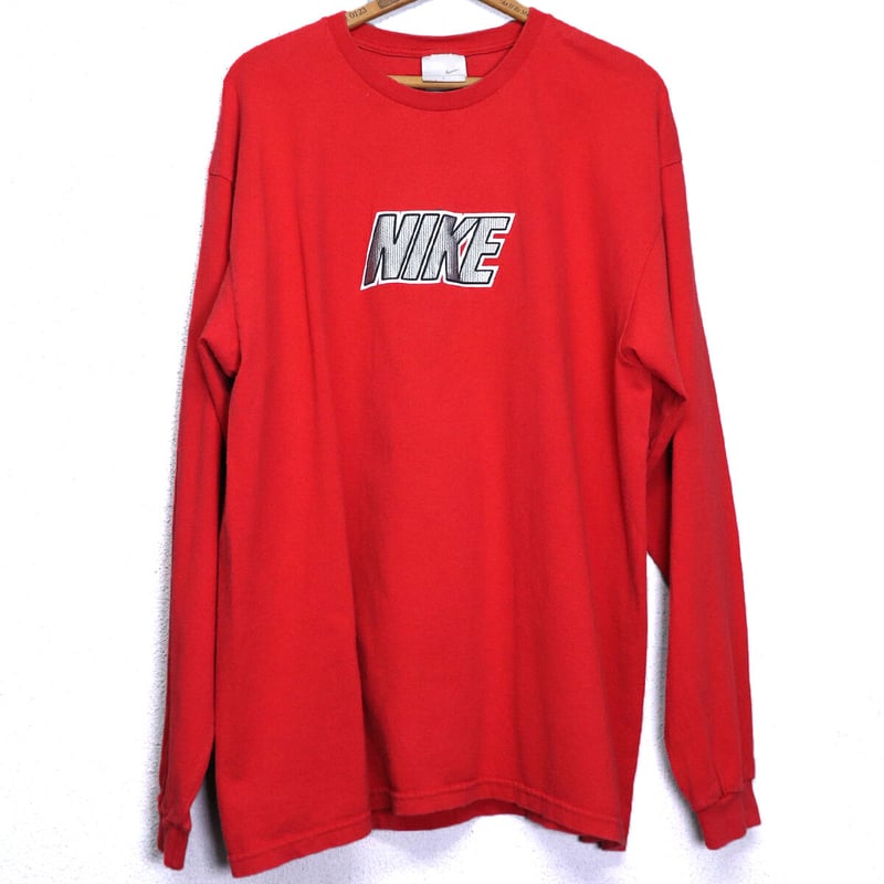 L相当ナイキ NIKE 長袖 ビンテージ ロンTビッグロゴ コットン L相当ナイキ NIKE 長袖 ビンテージ ロンTビッグロゴ コットン