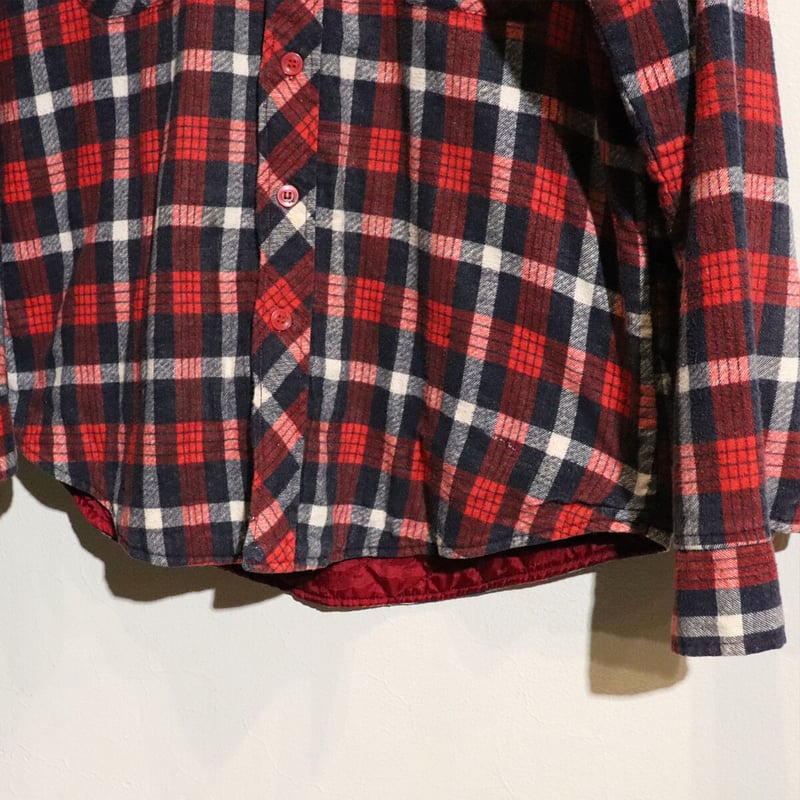 インナーキルティング チェックシャツ 古着 USE46 | ANDY CLOTHING インナーキルティング チェックシャツ 古着 USE46 | ANDY CLOTHING