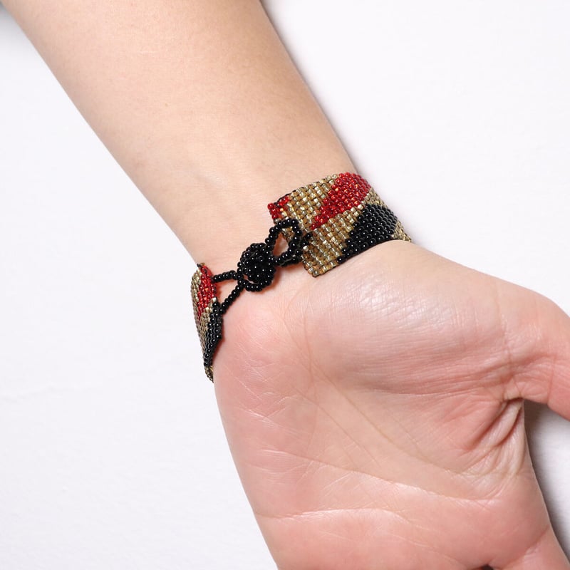 メキシコ ウイチョル族 ビーズブレスレット ユニセックス 現地買付