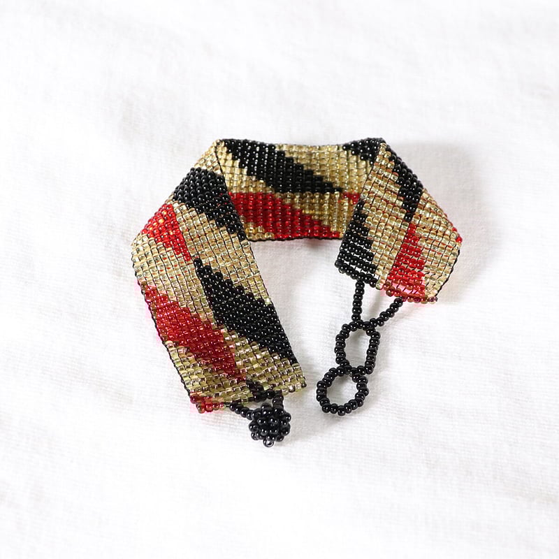 メキシコ ウイチョル族 ビーズブレスレット ユニセックス 現地買付