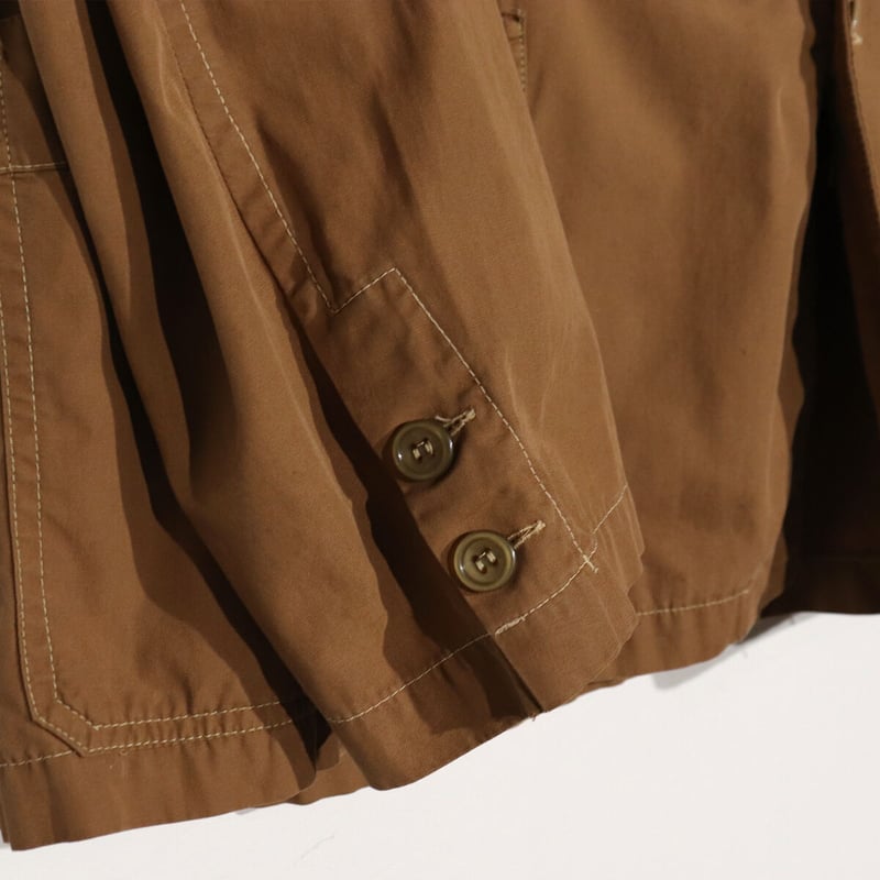ユーロ古着◆ヴィンテージ オイルドコットン ジャケット ブラウン メンズXL 614ba05682d2679f80b95ed2c6454a